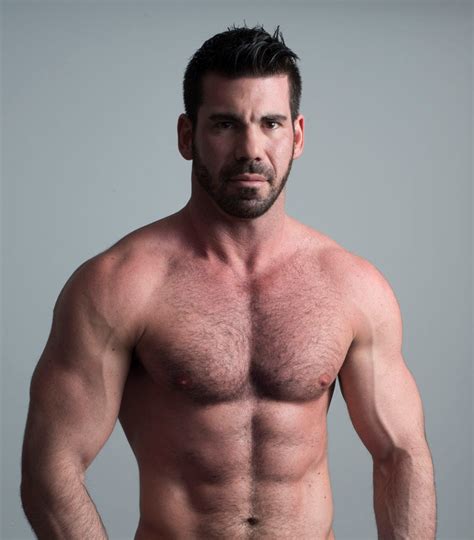 Hunk Shirtless Hairy Male Model Billy Santoro