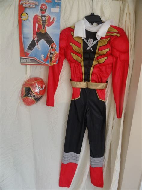 Childs Power Ranger Super Mega Force Costume Size La Gem