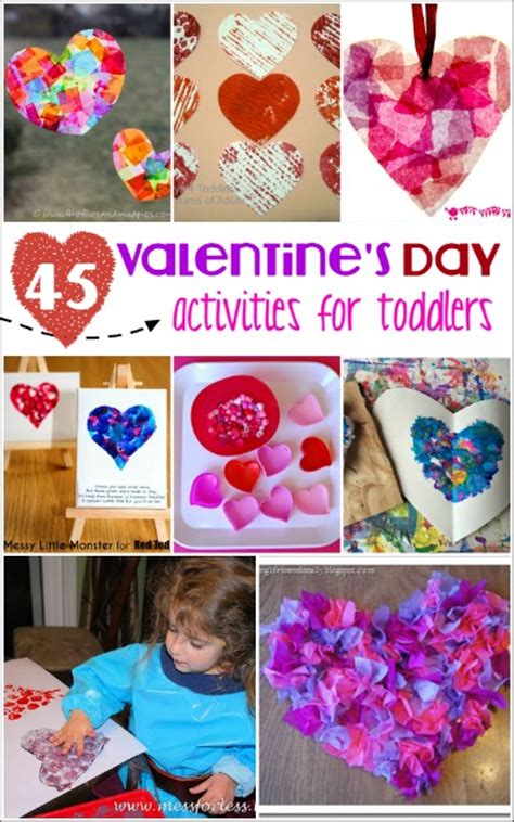 It's hard to believe my littlest one is going to celebrate her second valentine's day. Valentine's Day Activities for Toddlers - Mess for Less