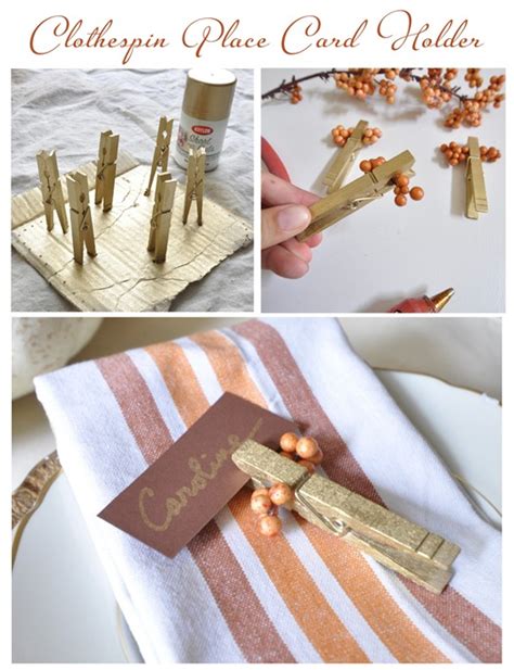 Super Easy Diy Thanksgiving Place Cards