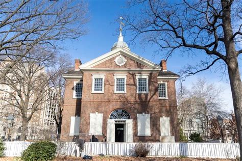 Fire At Carpenters Hall In Independence National Historical Park