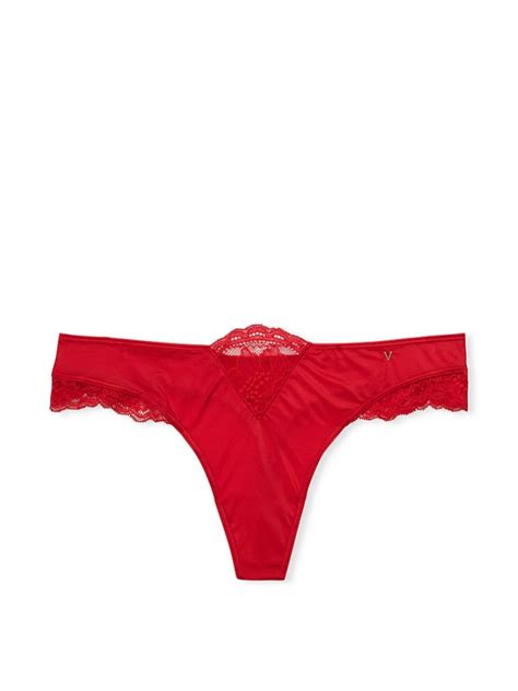 Panty Thong Rojo 1120716386q4 Victoria S Secret Beauty