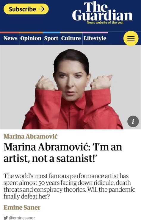 The Spirit Cooking Lady Marina Abramovic Was A Vip At Queen Elizabeth