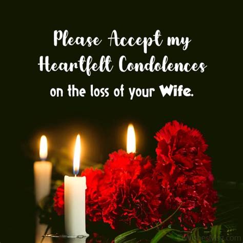 70 Sympathy And Condolence Messages For Loss Of Wife Wishesmsg