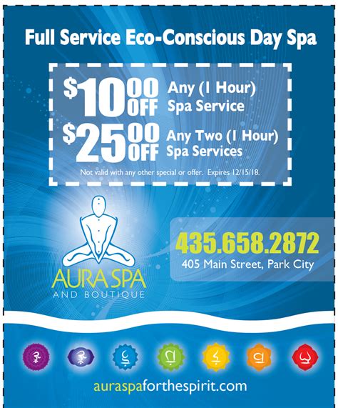 25 Off Any Two 1 Hour Spa Services Aura Spa Park Citys Best Deals Coupon Book