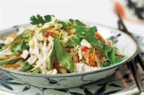 Vietnamese Poached Chicken Salad With Mint And Coriander Recipes