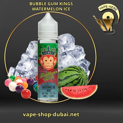 Bubble Gum Kings Watermelon Ice 60 Ml By Dr Vapes
