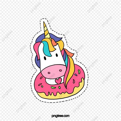 Unicorn Horse Clipart Png Images Color Cartoon Unicorn Horse Element