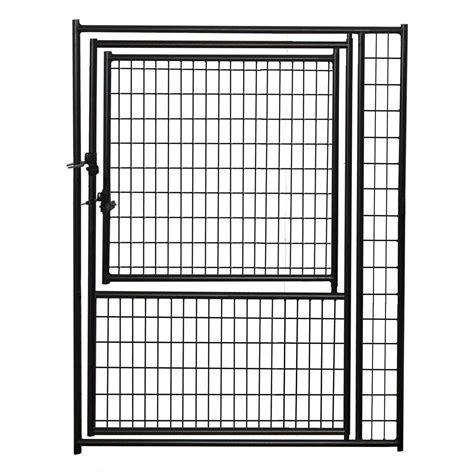 Lucky Dog H X W Black Welded Wire Modular Gate In Gate Cl 28562 The
