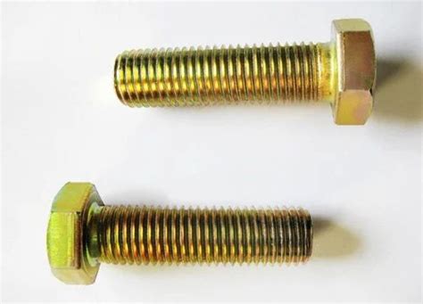 Yellow Zinc Plated Bolt Services At Best Price In Vadodara ID 9226064155