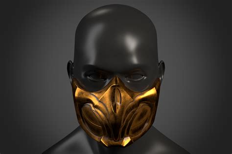 Limited scorpion mask statue + premium edition. ArtStation - Scorpion Mask, Alexander Rybalchenko