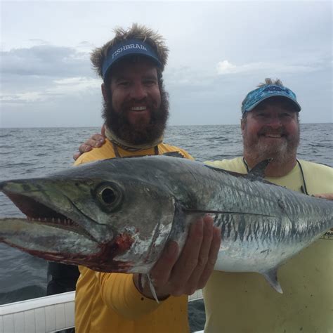 Kingfish With Captain Captain Jason Stock Fishing Charters