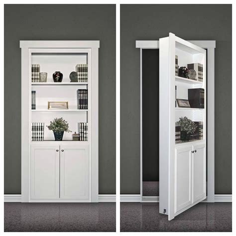 It's easier to disguise a door as a bookcase when it's not the only one of its kind. Fulfill a Childhood Dream With a Hidden-Door Kit - Fine ...