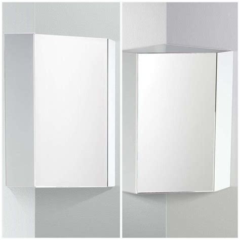 It also gives it a different touch and makes it stand out among the other top edges of the regular cabinets. Fresca Coda 14" White Corner bathroom medicine cabinets ...