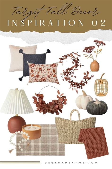 A Collage Of Fall Decor And Accessories
