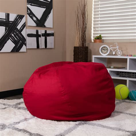 If you are looking bean bag chair for a place to lounge, read, study, work play games, or watch a movie, the ultimate sack 6000 is a. Red Bean Bag Chair DG-BEAN-LARGE-SOLID-RED-GG | Bizchair.com