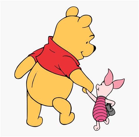 Winnie The Pooh And Piglet Walking Free Transparent Clipart Clipartkey