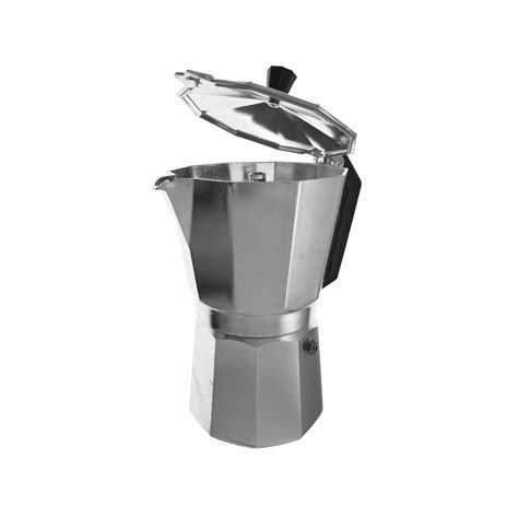 Espressor Cafea Bohmann 450ml Din Aluminiu Pentru 9 Portii Argintiu
