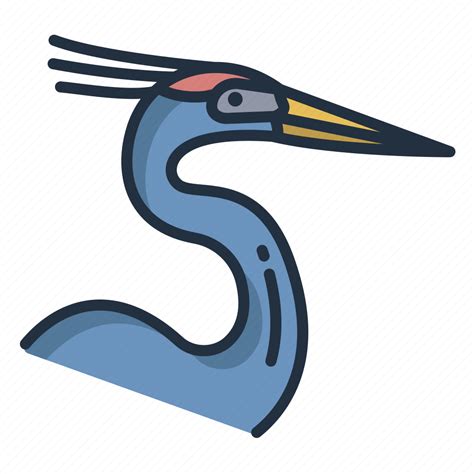 Great Blue Heron Icon Download On Iconfinder