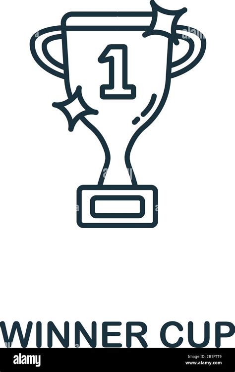 Winner Cup Icon From Success Collection Simple Line Element Winner Cup