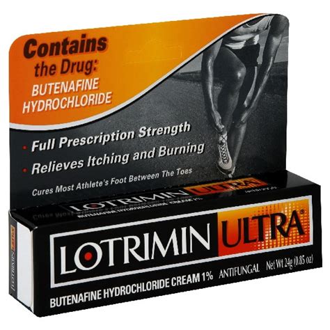 Lotrimin Ultra Antifungal Athletes Foot Butenafine Hydrochloride Cream
