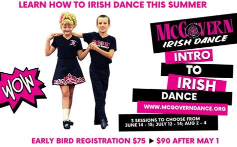 Learn To Irish Dance This Summer By Mcgovern Irish Dance In Dayton Oh