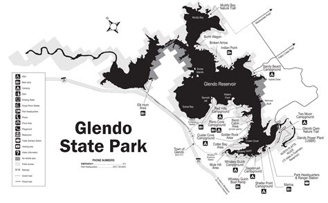 Glendo State Park Map Glendo State Park Wyoming Mappery