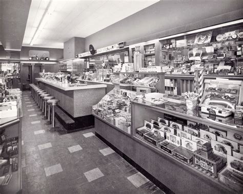 Early 1950s Lunch Counter Somewhere In Northern New Jersey That Sold