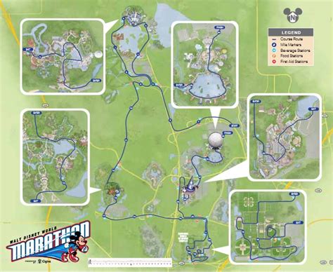 Rundisney 2015 Walt Disney World Marathon Course Map Review Eat Run
