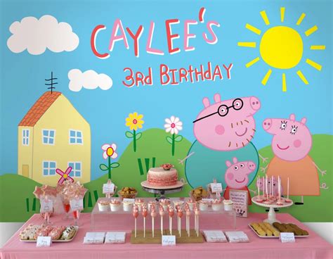 Peppa Pig Birthday Party Planning Ideas And Supplies Childrens