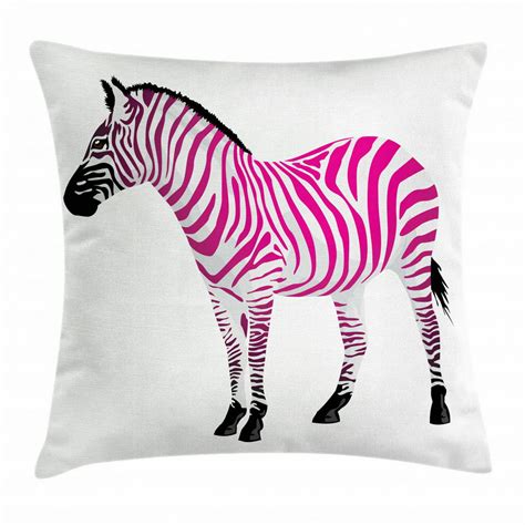 Zebra Print Throw Pillows Set Of 2 Valynstory