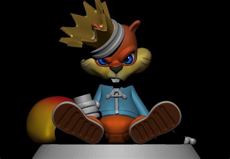 stl file conker conker s bad fur day 👾・3d printable model to download・cults