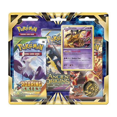 How many cards in a pokemon booster pack. Pokémon TCG: 3 Booster Packs with Giratina Promo Card and Coin