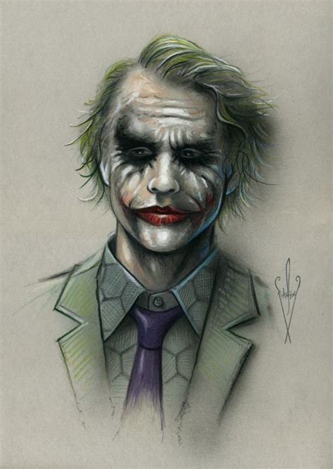 The Joker Pencil Airbrush Drawing 12 X 18 Inch Artwork Etsy In 2021