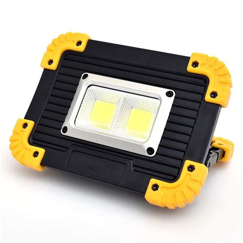 Dp Iot Cob Rechargeable Work Lamp Floodlight 20w 1500lm Usb Charging