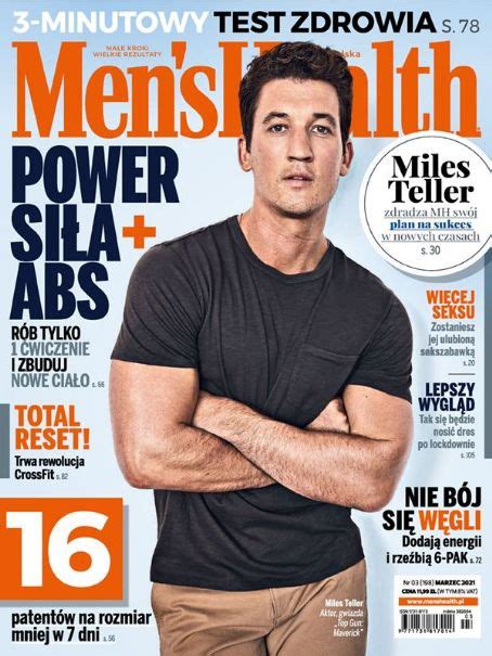 Miles Teller Mens Health Magazine March 2021 Cover Photo Poland