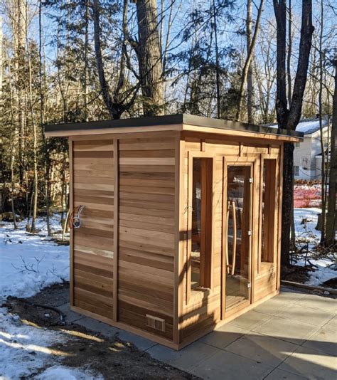Custom Build Outdoor Prefab Sauna Contractor Sauna Specialist Near Me