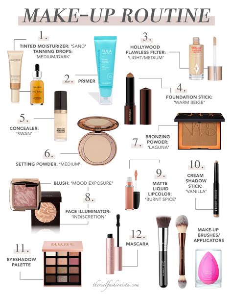 Easy Step By Step Makeup Routine Makeup Routine Makeup Order