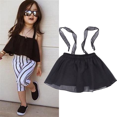 Summer New Fashion Style Kids Girls Cute Little Black Tutu