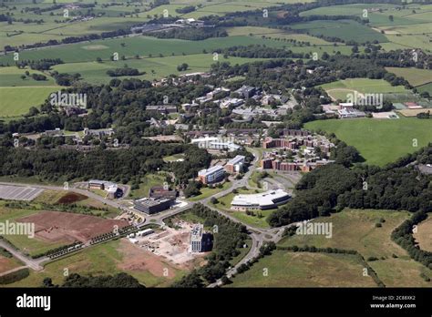 Aerial View Of Keele University Staffordshire Stock Photo Alamy