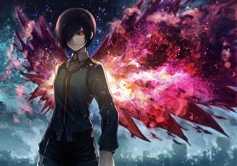 Anime, tokyo ghoul:re, black hair, boy, coat, glasses, glove. Tokyo Ghoul Touka Wallpaper (84+ images)