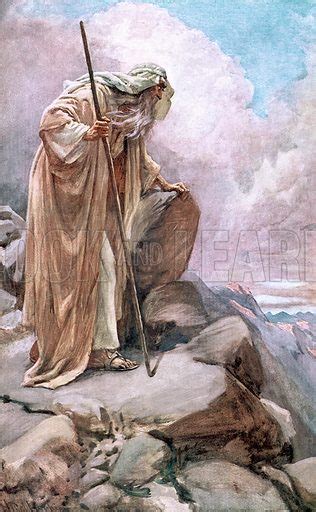Moses On Pisgah Stock Image Look And Learn