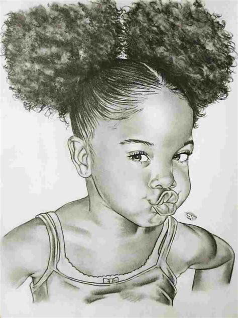 35 Drawing Ideas Easy Sketch Black Girl Drawing