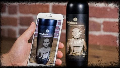Using the camera in a smart device, wine enthusiasts need only to hover their phone in front of a bottle of the wine and mugshots of infamous 18 th century british criminals come to life as 3d characters who recount their side of the story. 19 Crimes - When Your Wine Label Speaks - The Marketing Sage
