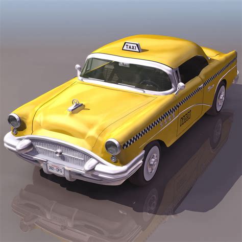 Buick Roadmaster Taxi 3d Model 3ds Files Free Download Modeling 9216