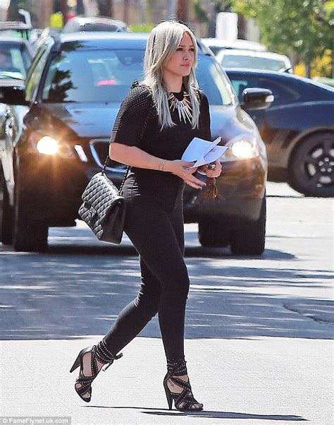 Hilary Duff Steps Out In Skintight Jeans And A Fresh Pair Of Heels