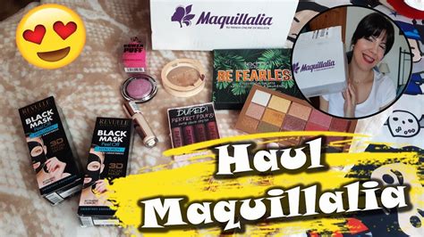 haul maquillaje low cost haul maquillalia 2019 youtube