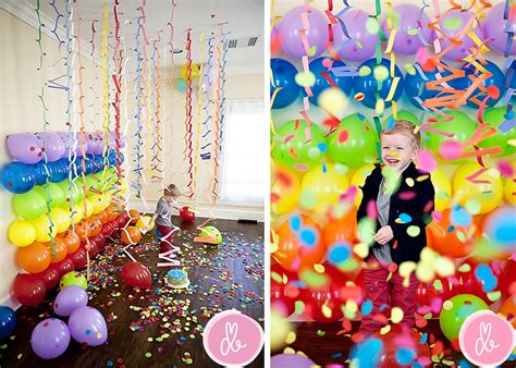 Simple balloon decoration ideas at home for 1st birthday at home, kids birthday at home, anniversary celebration, romantic room. How To Decorate Birthday Party At Home - Kids Art ...