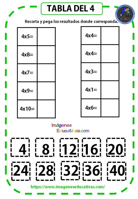 Cuadernillo Tablas De Multiplicar 8 Imagenes Educativas