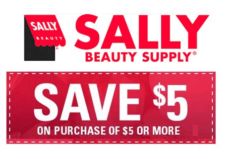 $5 off $5 or More Sally Beauty Supply In-Store Purchase ...